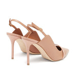 Load image into Gallery viewer, Pointed Toe Buckle Stiletto Slingback Pumps
