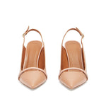 Load image into Gallery viewer, Pointed Toe Buckle Stiletto Slingback Pumps
