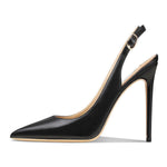 Load image into Gallery viewer, Pointed Toe Stiletto Slingback Pumps
