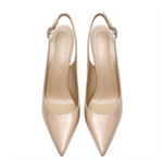 Load image into Gallery viewer, Pointed Toe Stiletto Slingback Pumps
