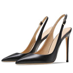 Load image into Gallery viewer, Pointed Toe Stiletto Slingback Pumps
