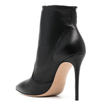 Load image into Gallery viewer, Pointed Toe Buckle Strap Stiletto Ankle Boots
