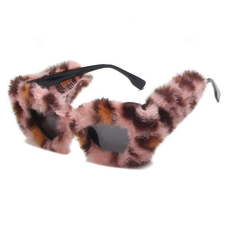 Y2K Fashion Feather Sunglasses