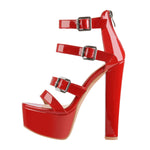 Load image into Gallery viewer, Sandals Platform Chunky High Heels
