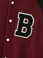 Load image into Gallery viewer, Mens Street Fashion Letter Patchwork Baseball Jacket SKUK81857
