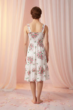 Load image into Gallery viewer, Ruffle Hem Crossdresser Dress – Feminine Silhouette in Floral
