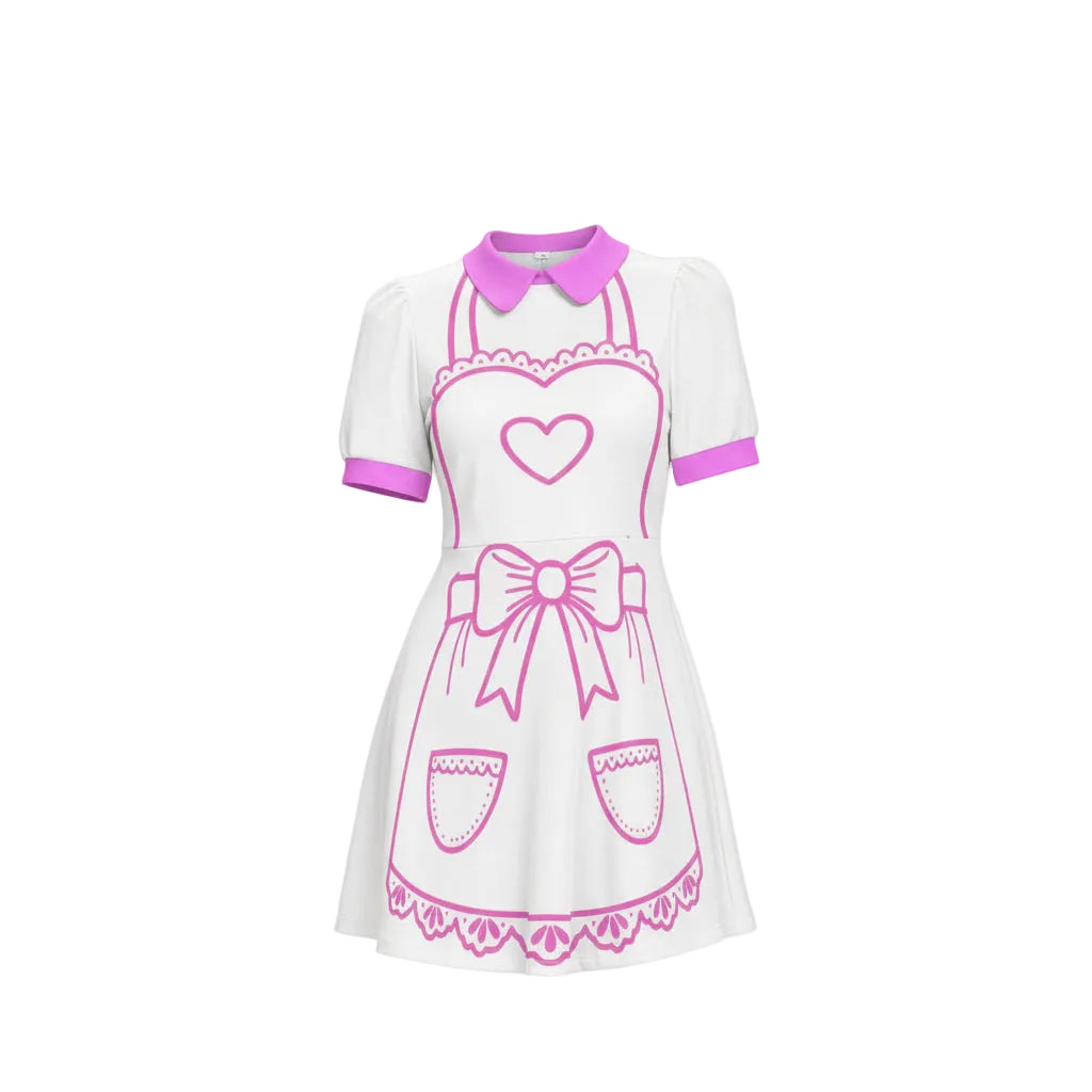 Femboy French Maid Faux Apron Dress: Serving Looks, Not Dinner