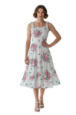 Load image into Gallery viewer, Ruffle Hem Crossdresser Dress – Feminine Silhouette in Floral
