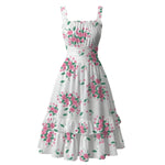 Load image into Gallery viewer, Ruffle Hem Crossdresser Dress – Feminine Silhouette in Floral
