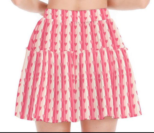 Sissy Men's Ruffled Mini Skirt