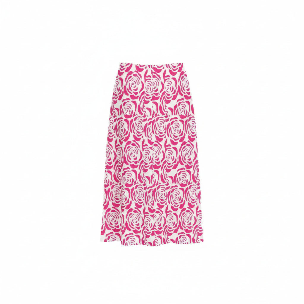 🌹 High Slit Long Skirt