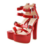 Load image into Gallery viewer, Sandals Platform Chunky High Heels
