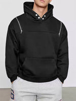 Load image into Gallery viewer, Mens Deconstructed Solid Long Sleeve Sweatshirt SKUK81437
