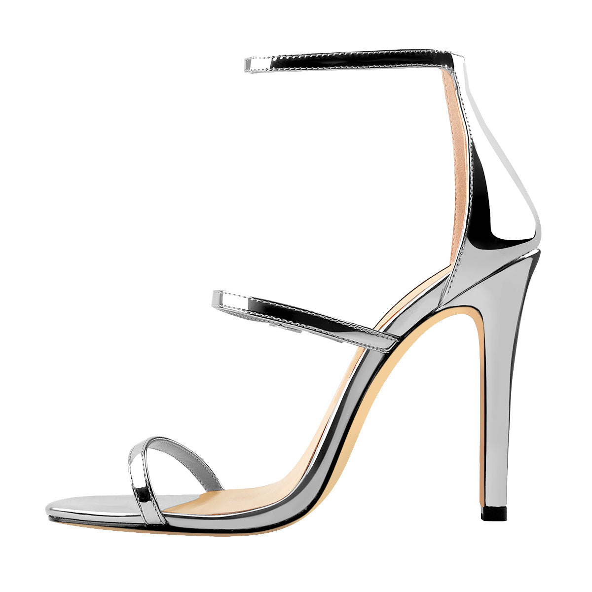 "Sissy Viviana" Ankle Strap Stiletto Sandals Feminine Male Shoes