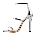 Load image into Gallery viewer, &quot;Sissy Viviana&quot; Ankle Strap Stiletto Sandals Feminine Male Shoes
