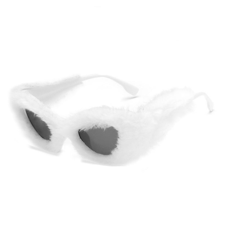 Y2K Fashion Feather Sunglasses