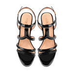 Load image into Gallery viewer, Platform Stilettos Open Toe Ankle Strap Crisscross Sandals
