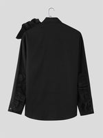 Load image into Gallery viewer, Mens French Ruffle Design Long-Sleeve Shirt SKUK79596
