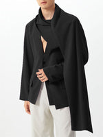 Load image into Gallery viewer, Mens Collarless Design Shawl Long-Sleeve Blazer SKUK78582
