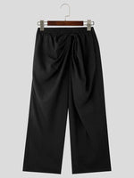 Load image into Gallery viewer, Mens Ruched Design Straight-Leg Pant SKUK82197
