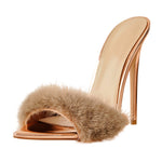 Load image into Gallery viewer, &quot;Sissy Esme&quot; Rose Gold  High Heel Stilettos Sandals for Men
