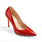 Load image into Gallery viewer, Red Pointed Toe Patent Leather High Heels Stiletto Pumps
