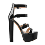 Load image into Gallery viewer, Sandals Platform Chunky High Heels
