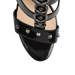 Load image into Gallery viewer, Pointed Toe Buckle Strap Stiletto Platform Sandals
