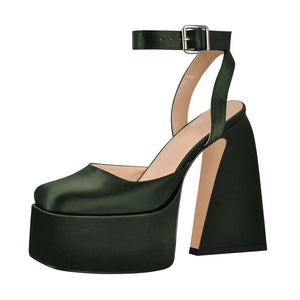 'Sissy Meadow" Chunky High Heel Pumps for Men