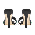 Load image into Gallery viewer, Rhinestone Stilettos High Heel Sandals
