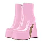 Load image into Gallery viewer, Platform Chunky High Heels Ankle Boots
