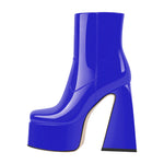 Load image into Gallery viewer, Platform Chunky High Heels Ankle Boots
