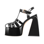 Load image into Gallery viewer, Platform Chunky High Heels Buckle Sandals
