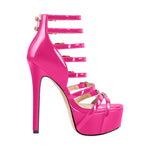 Load image into Gallery viewer, Buckle Straps Platform Stiletto Sandals
