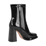 Load image into Gallery viewer, Square Toe Zipper Chunky Heel Platform Ankle Boots
