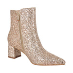 Load image into Gallery viewer, Pointed Toe Glitter Ankle Boots
