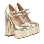 Load image into Gallery viewer, Platform Mary Jane Chunky Heel Pumps
