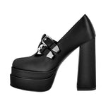 Load image into Gallery viewer, Double Platforms Chunky High Heel  Pumps
