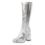 Load image into Gallery viewer, Platform Square Toe Chunky Heel Knee High Boots
