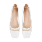 Load image into Gallery viewer, Square Toe Slip-on Hollow Daily Flats
