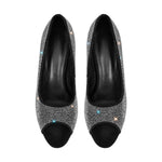 Load image into Gallery viewer, Rhinestone Peep Toe Stiletto Pumps
