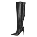 Load image into Gallery viewer, Pointed Toe Zipper Over The Knee Stilettos Boots
