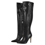 Load image into Gallery viewer, Pointed Toe Zipper Over The Knee Stilettos Boots
