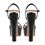 Load image into Gallery viewer, Buckle Strap Platform Chunky High Heels Sandals
