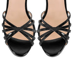 Load image into Gallery viewer, Buckle Strap Platform Chunky High Heels Sandals
