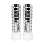 Load image into Gallery viewer, Silver Sequins Platform White Mid-calf Boots
