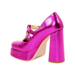 Load image into Gallery viewer, Chunky Heel Straps Mary Jane Pumps
