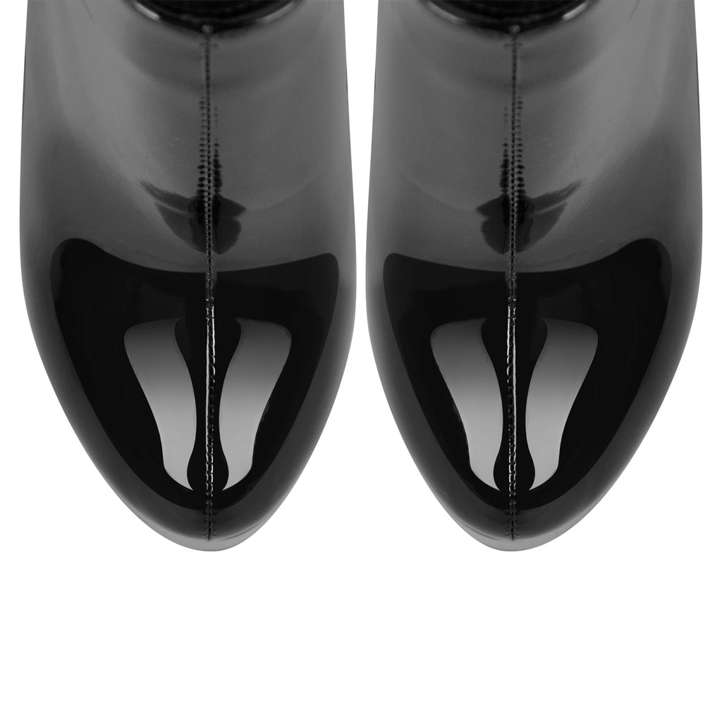 Platform Ankle Straps High Heel Boots