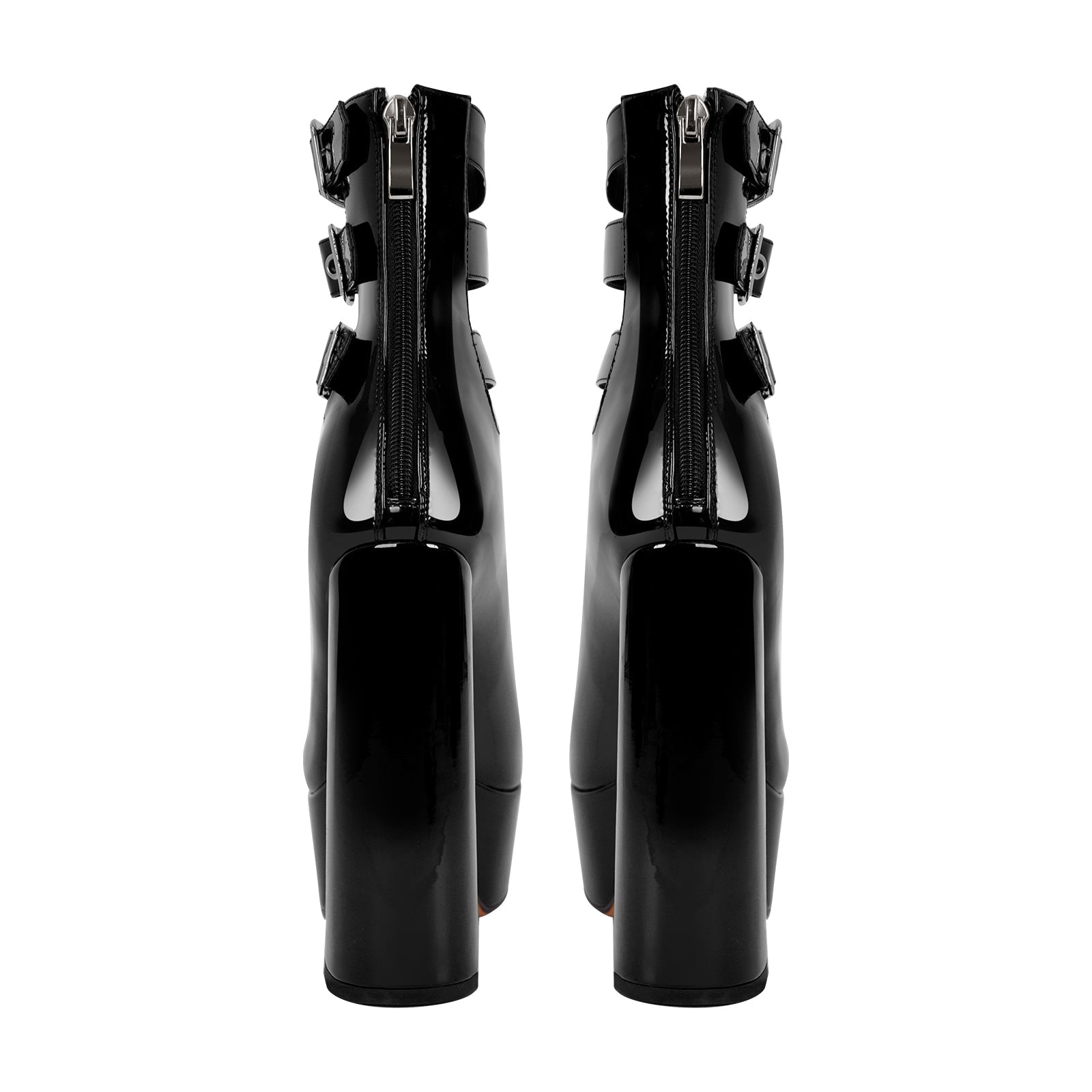 Platform Ankle Straps High Heel Boots