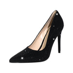 Load image into Gallery viewer, Rhinestone Pointed Toe Stiletto Pumps
